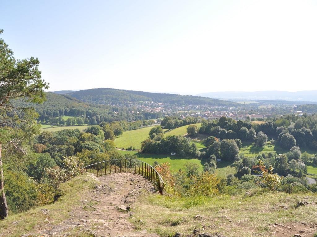 Lovely Holiday Home In The Thuringian Forest With Roof Terrace And Great View Bad Liebenstein Bagian luar foto